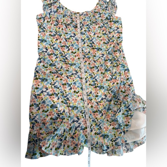 Abercrombie & Fitch Multicolor Floral Ruffle Sleeveless Sun‎ Dress NWT- Medium - Picture 7 of 12